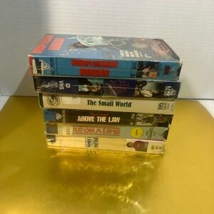 Lots of 6 Vintage VHS Movie Collection